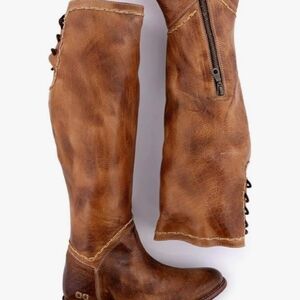 Bed Stu Brown Heeled Boots